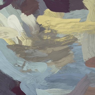 Tuval el yapımı yağlıboya. Renkli doku. Fırça darbeleri. Renkli görüntü. Modern sanat. Çağdaş sanat.