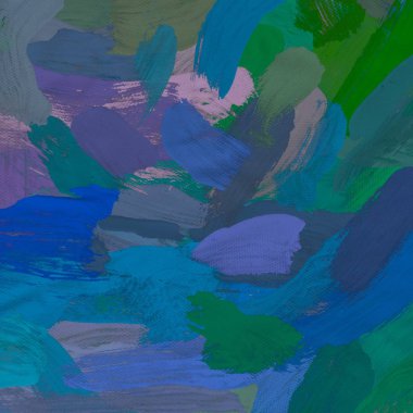 Tuval el yapımı yağlıboya. Renkli doku. Fırça darbeleri. Renkli görüntü. Modern sanat. Çağdaş sanat.