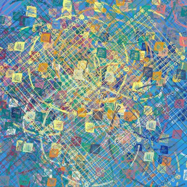 metin için alan ile sorunsuz desen