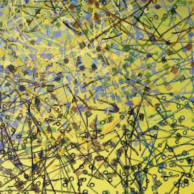 Yapraklı kusursuz çiçek deseni