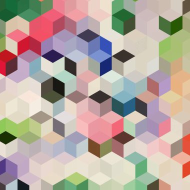 Geometrik desenlerle soyut sanat dokusu