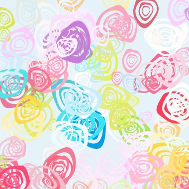 Renkli çiçek doku arka plan 