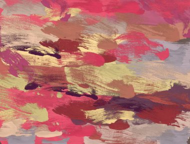 El yapımı tuvale yağlı boya. Soyut sanat dokusu. Renkli doku. Modern sanat eserleri. Yağlı boya darbeleri. Fırça darbeleri. Modern sanat. Çağdaş sanat. Sanatsal tuval.   