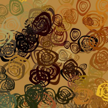 Vektör çizim çiçek desenli