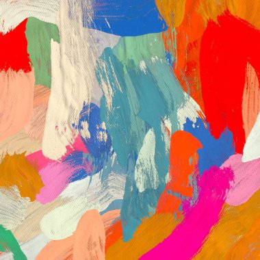 El yapımı tuvale yağlı boya. Soyut sanat dokusu. Renkli doku. Modern sanat eserleri. Yağlı boya darbeleri. Fırça darbeleri. Modern sanat. Çağdaş sanat. Sanatsal tuval.