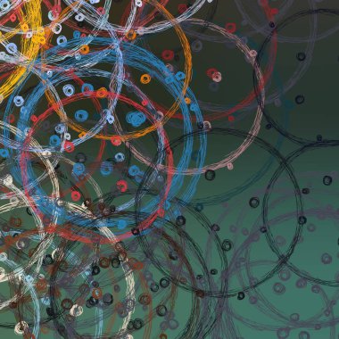 Renkli çiçeklerle soyut arkaplan