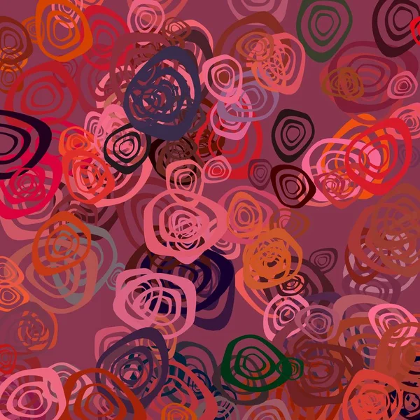 Pembe ve kırmızı güller ile Dikişsiz desen