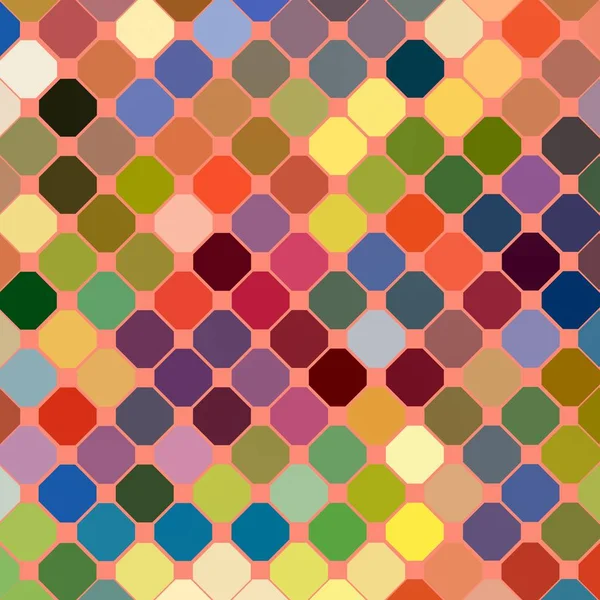 Abstrakt Mosaik Färgstarka Bakgrund — Stockfoto