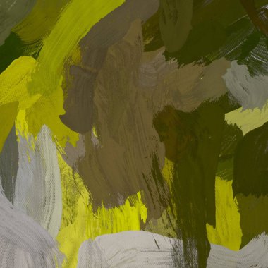 Tuval el yapımı yağlıboya. Renkli doku. Fırça darbeleri.