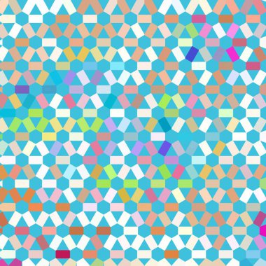 Renk fraktal geometrik soyut desen