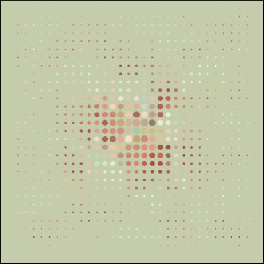 Noktalı soyut renkli arkaplan.