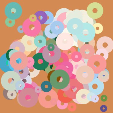 sevimli balonlar ile soyut arka plan