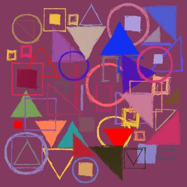 Geometrik desenli soyut doku