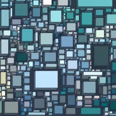 Soyut sanat dokusu. Kareler ile renkli doku. Modern sanat eserleri. Renkli görüntü