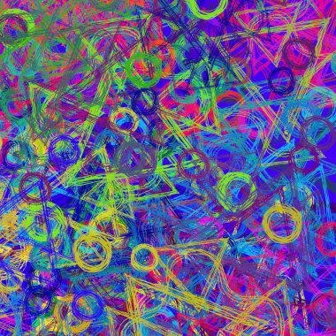 renkli arka plan ile çiçekler