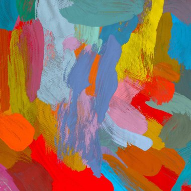 Tuval üzerine yağlıboya, Soyut sanat dokusu. Renkli doku. Modern sanat eserleri. Yağlı boya darbeleri. Fırça darbeleri