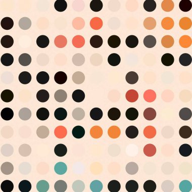 Noktalı vektörsüz desen