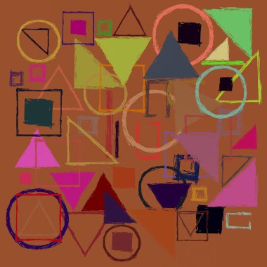 Geometrik desenli soyut arkaplan