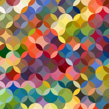 Renk fraktal geometrik soyut desen