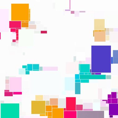 Soyut sanat dokusu. Kareler ile renkli doku. Modern sanat eserleri. Renkli görüntü