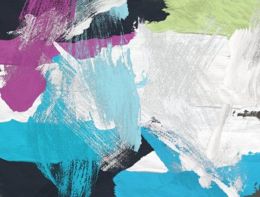 Kağıttaki güzel boya.