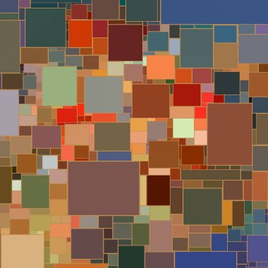 Soyut sanat dokusu. Kareler ile renkli doku. Modern sanat eserleri. Renkli görüntü