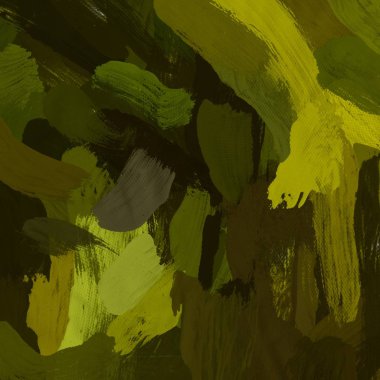 Tuval el yapımı yağlıboya. Renkli doku. Fırça darbeleri. Renkli görüntü. Modern sanat. Çağdaş sanat.