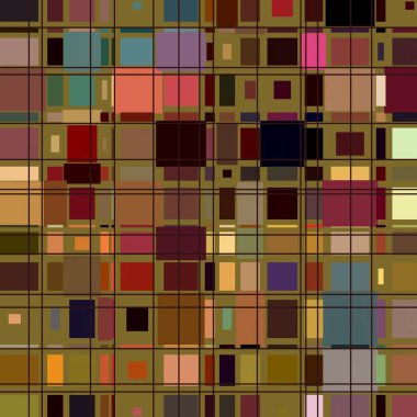 farklı geometrik ile dikişsiz mozaik desen