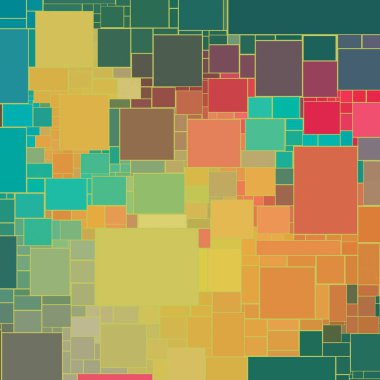 Soyut sanat dokusu. Kareler ile renkli doku. Modern sanat eserleri. Renkli görüntü