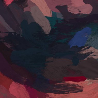 Tuval el yapımı yağlıboya. Renkli doku. Fırça darbeleri. Renkli görüntü. Modern sanat. Çağdaş sanat.