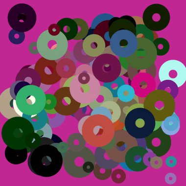 kalpleri ile renkli seamless modeli