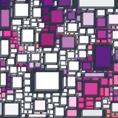 Soyut sanat dokusu. Kareler ile renkli doku. Modern sanat eserleri. Renkli görüntü