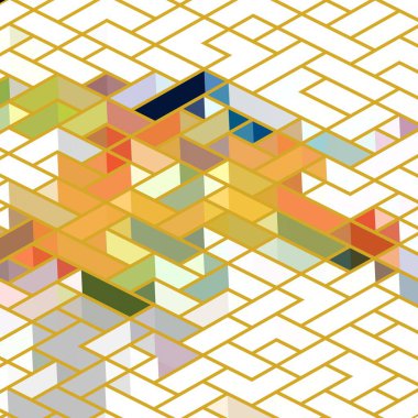 Geometrik desenli soyut doku