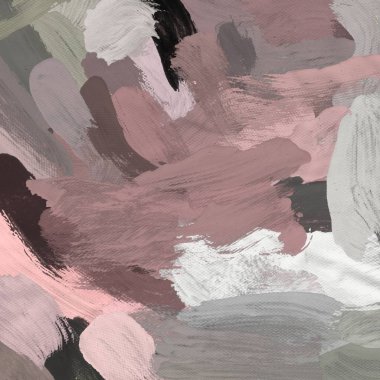 Tuval el yapımı yağlıboya. Renkli doku. Fırça darbeleri. Renkli görüntü. Modern sanat. Çağdaş sanat.