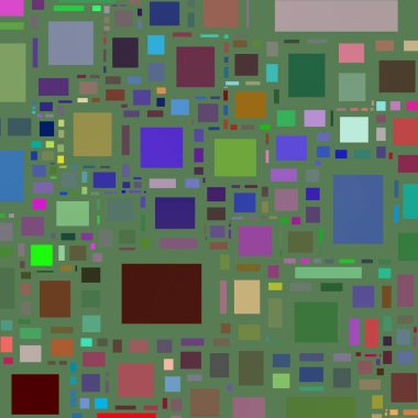 Soyut sanat dokusu. Kareler ile renkli doku. Modern sanat eserleri. Renkli görüntü