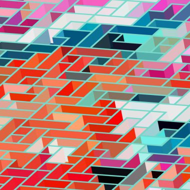 Geometrik desenli soyut arkaplan