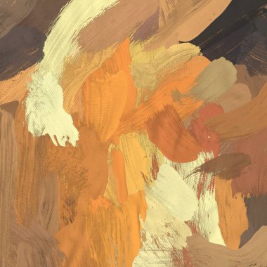 Tuval el yapımı yağlıboya. Renkli doku. Fırça darbeleri. Renkli görüntü. Modern sanat. Çağdaş sanat.