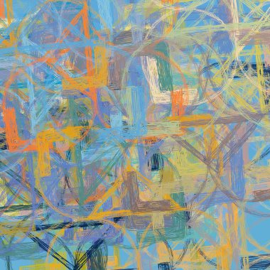 Kağıt üzerine el yapımı kömür çizimi. Soyut sanat dokusu. Renkli doku. Modern sanat eserleri. Modern sanat. Çağdaş sanat. Sanatsal tuval