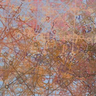 Kağıt üzerine el yapımı kömür çizimi. Soyut sanat dokusu. Renkli doku. Modern sanat eserleri. Modern sanat. Çağdaş sanat. Sanatsal tuval