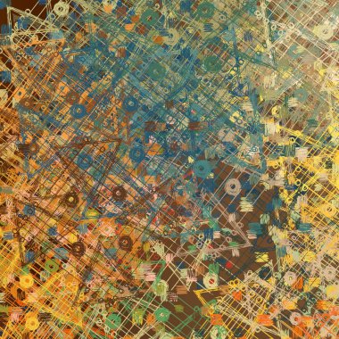 Renkli çiçeklerle soyut arkaplan