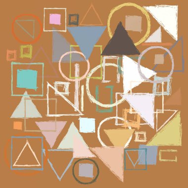 Geometrik desenli soyut doku