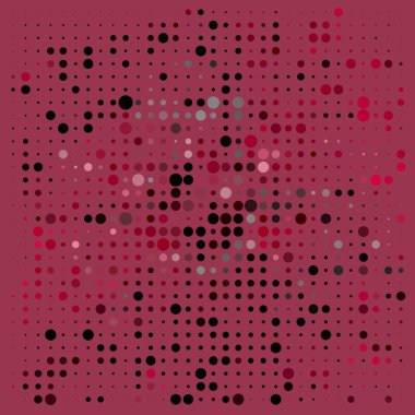 Noktalı vektörsüz desen.