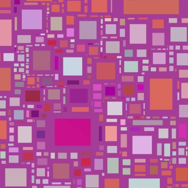 Soyut sanat dokusu. Kareler ile renkli doku. Modern sanat eserleri. Renkli görüntü