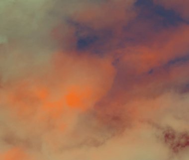 uzay ile renkli gökyüzü arka plan