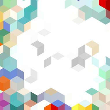 Geometrik desenlerle soyut sanat dokusu