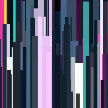 Siyah arkaplanda renkli kalemler