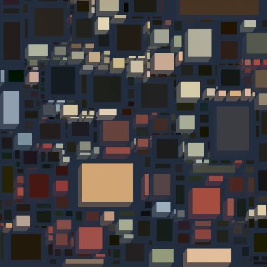 Soyut sanat dokusu. Kareler ile renkli doku. Modern sanat eserleri. Renkli görüntü