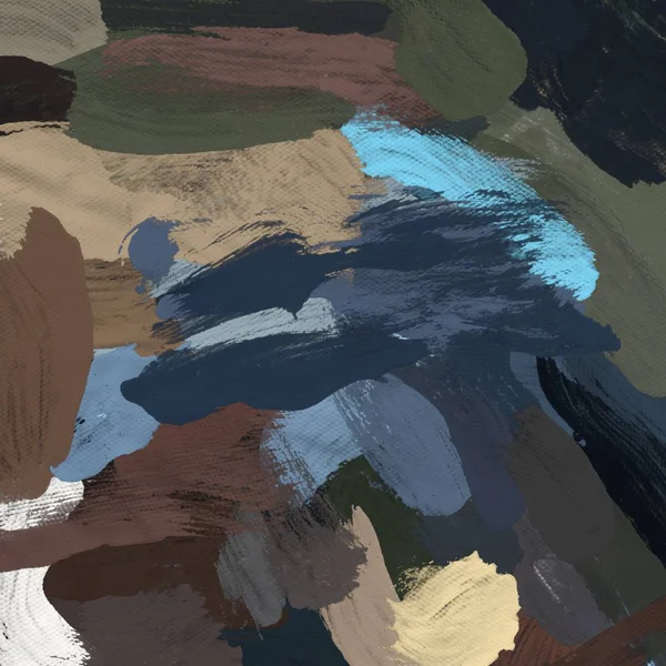 Tuval Yapımı Yağlıboya Renkli Doku Fırça Darbeleri — Stok fotoğraf