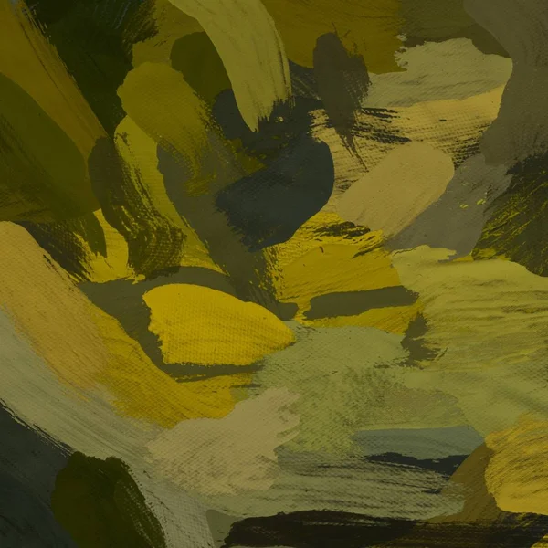 Tuval el yapımı yağlıboya. Renkli doku. Fırça darbeleri.