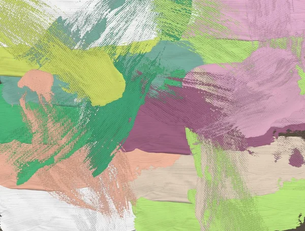 El yapımı tuvale yağlı boya. Soyut sanat dokusu. Renkli doku. Modern sanat eserleri. Yağlı boya darbeleri. Fırça darbeleri. Modern sanat. Çağdaş sanat. Sanatsal tuval.  